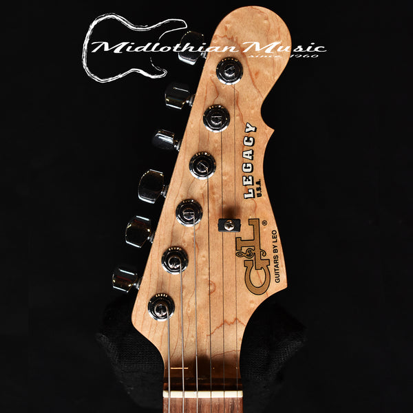G&L Legacy USA Electric Guitar - 3-Tone Sunburst Gloss Finish w/Case