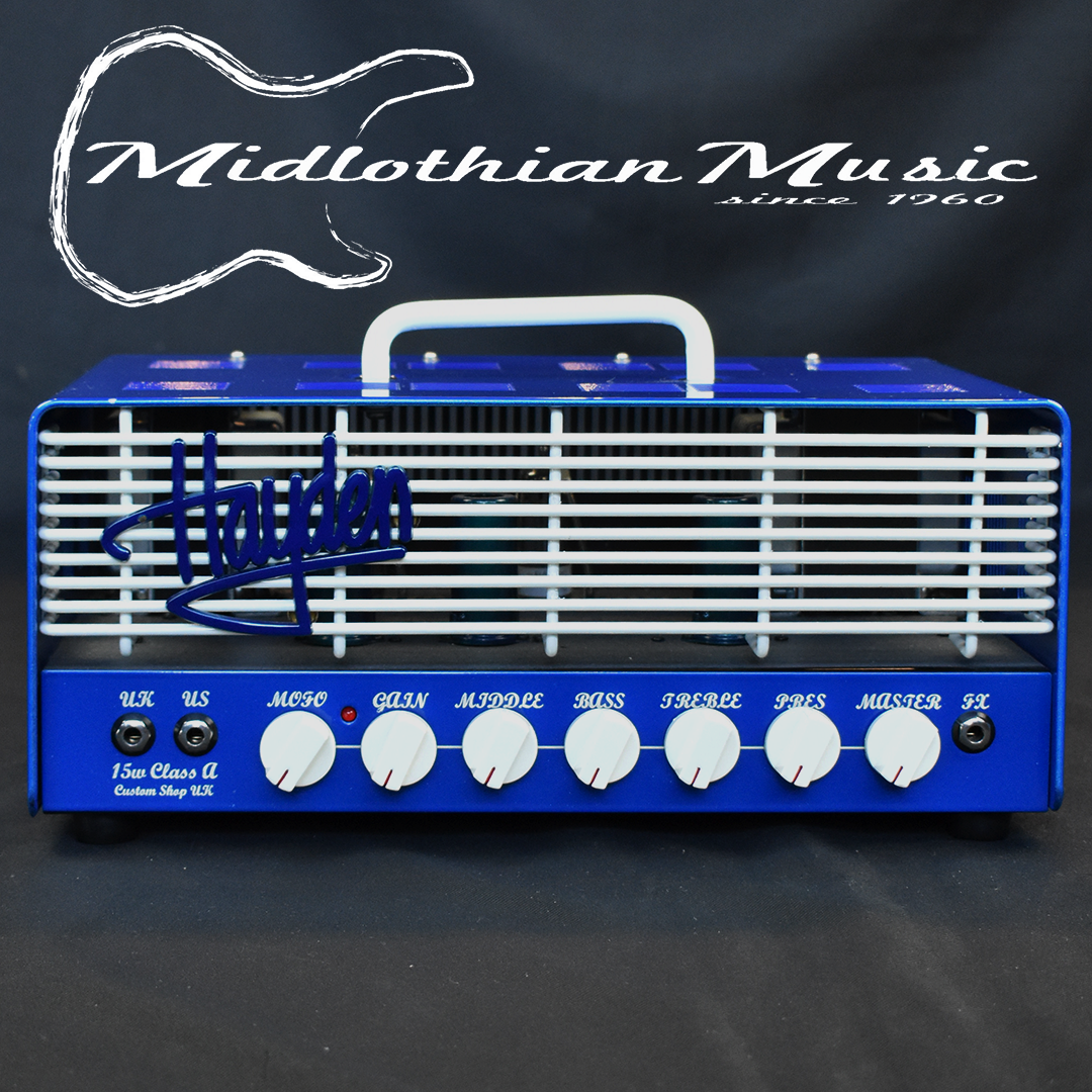 Hayden MoFo 30 - Limited Edition 30 Watt Tube Amplifier Head - Blue Finish