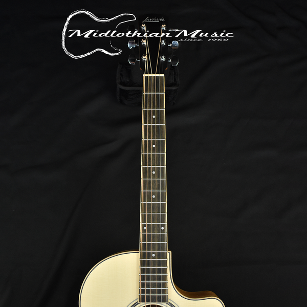 Larrivee - LV-03 Bhilwara/Moon Wood Top - Acoustic/Electric Guitar w/Case & Element VTC Pickup