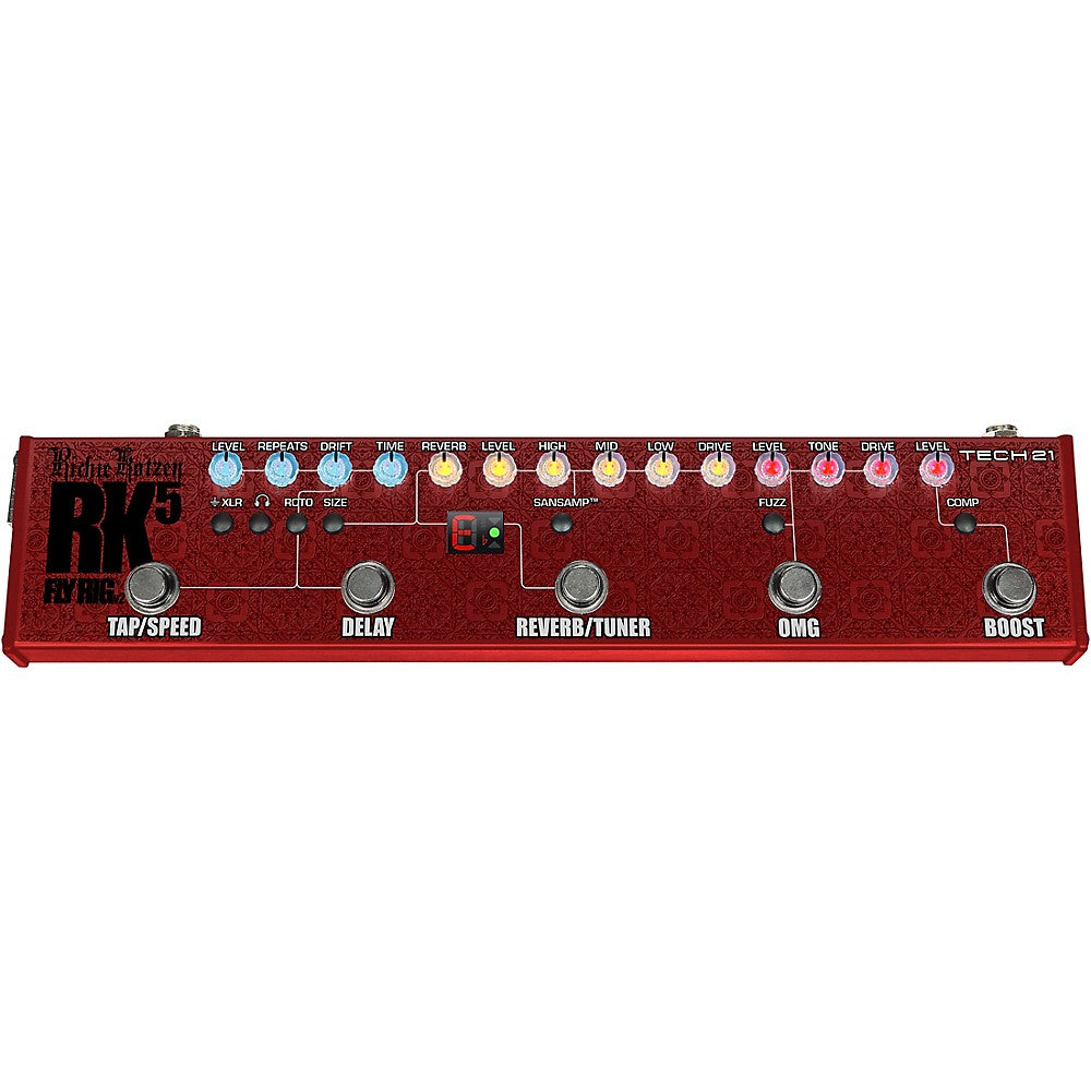 Tech 21 Richie Kotzen RK5 Signature Fly Rig v2 Multi-Effects Pedal w/C