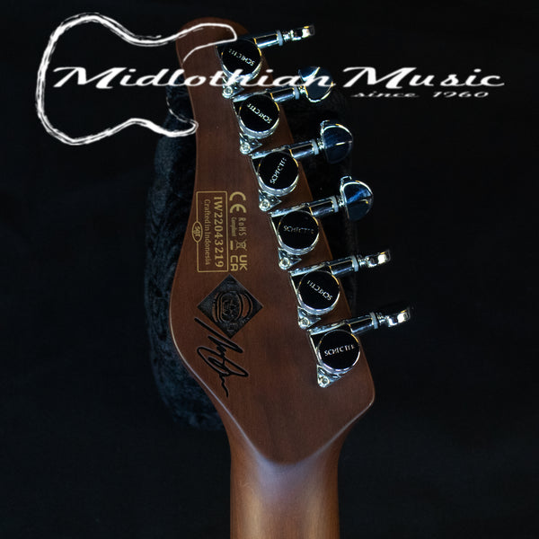 Schecter - Nick Johnston Traditional SSS Electric Guitar - Atomic Orange Finish