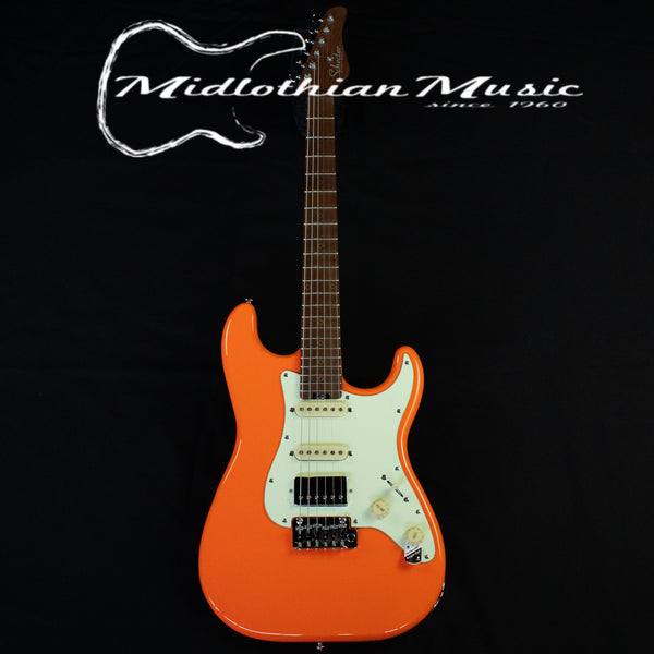 Schecter - Nick Johnston Traditional HSS Electric Guitar - Atomic Orange Finish