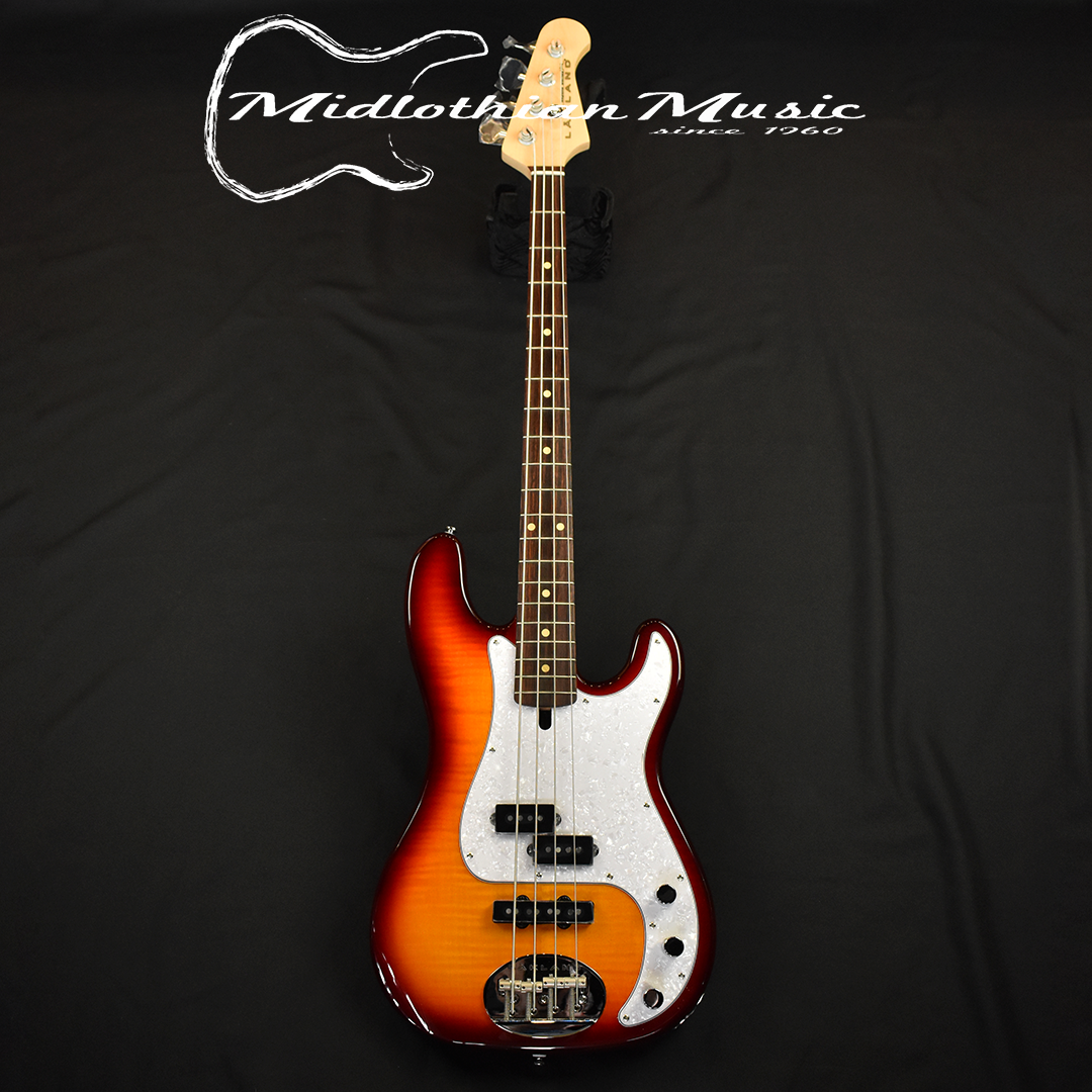 Lakland Skyline 44-64 Deluxe PJ Bass Guitar - Honeyburst Finish (220718048) @10.2lbs