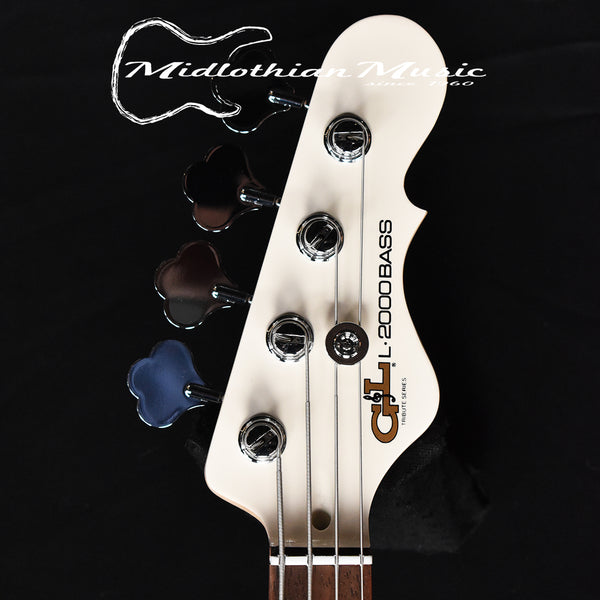 G&L Tribute L2000 - 4 String Bass Guitar - Olympic White Finish