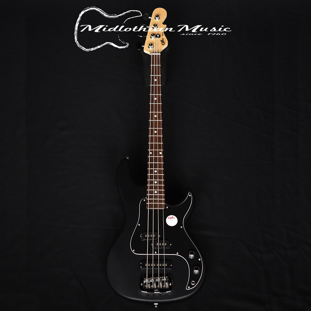 G&L Tribute SB-2 - Satin Black Finish - 4-String Electric Bass (210604310)