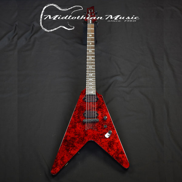 Schecter V-1 Apocalypse Electric Guitar - Red Reign Finish