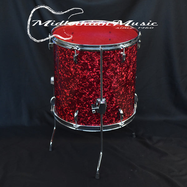 Vintage Red 3-Piece Drum Set USED