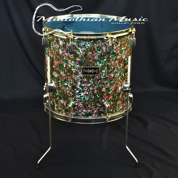 Torodor Vintage 5-Piece Drum Kit w/(2) Cymbal Stands USED