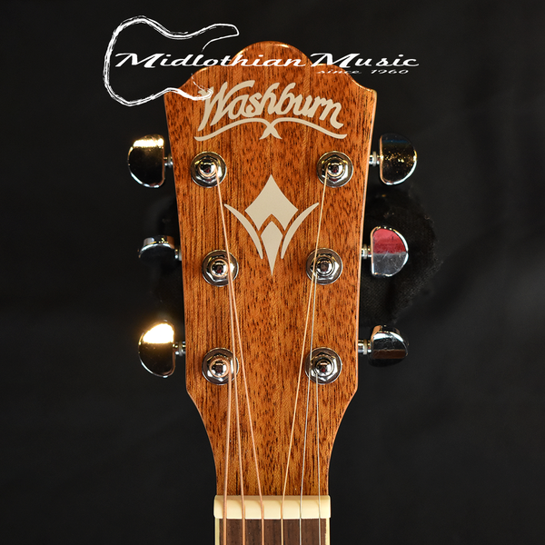 Washburn WD7SCE-A Acoustic/Electric Guitar - Natural Gloss Finish