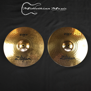 Zildjian ZBT 14" Hi-Hat Top & Bottom Cymbals