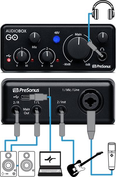 PreSonus AudioBox GO Portable Interface