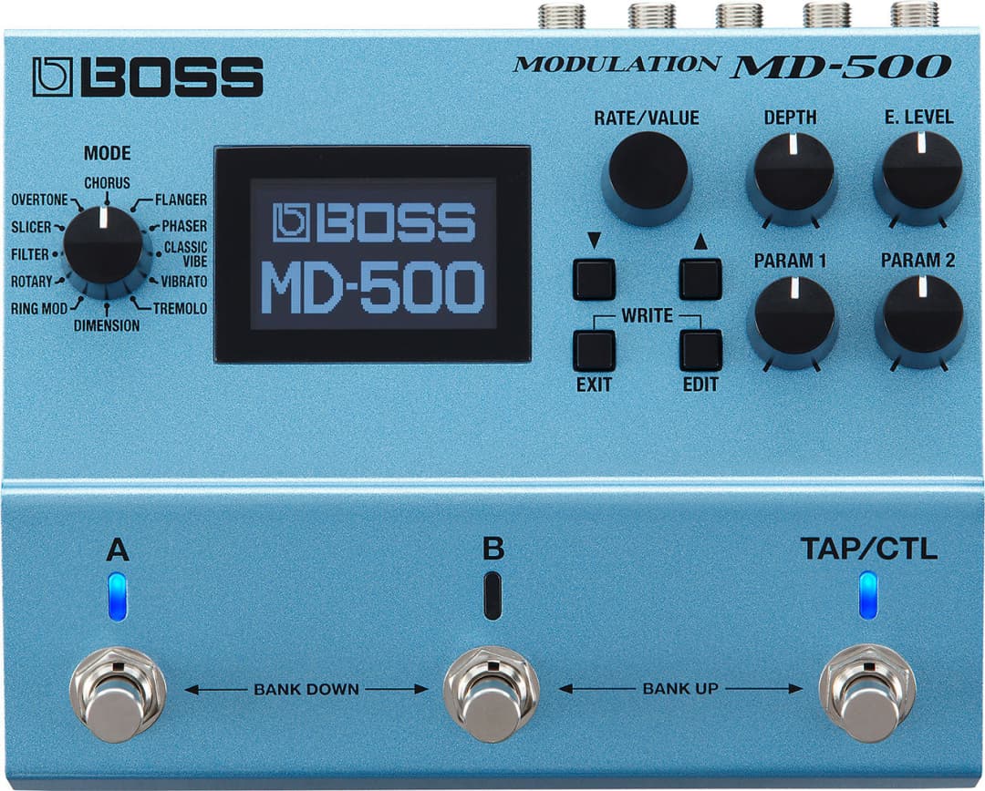 multi mod pedal Boss MD-500 Modulation Pedal