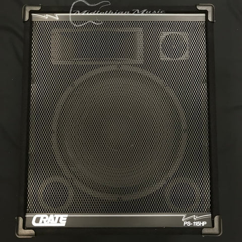 Crate PS-115HP Passive Speaker Cabinet Enclosure - Black Finish