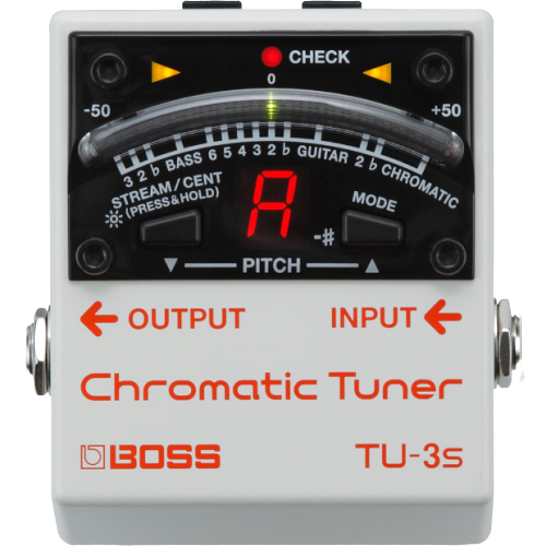 Shop online for Boss TU-3S Guitar Pedal Tuner today. Now available for purchase from Midlothian Music of Orland Park, Illinois, USA