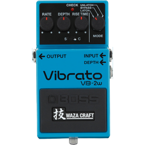 Shop online for Boss VB-2W Vibrato Effect Pedal today. Now available for purchase from Midlothian Music of Orland Park, Illinois, USA
